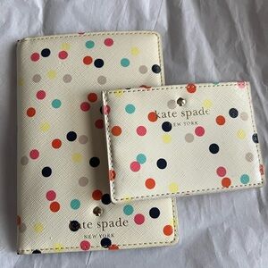 Kate Spade passport holder and card case